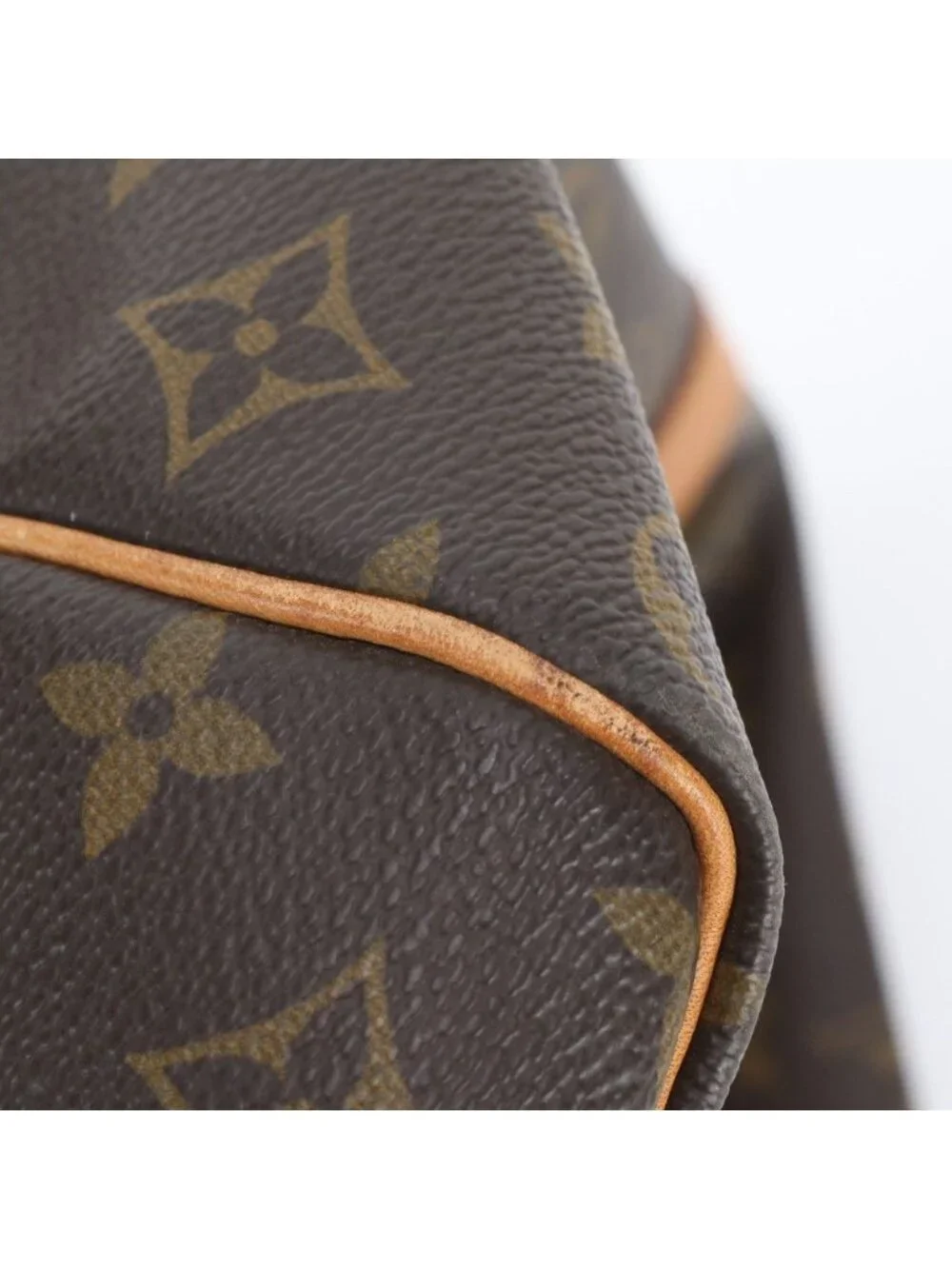 Louis Vuitton Monogram Keepall 50 Leather Boston Bag Tote Travel